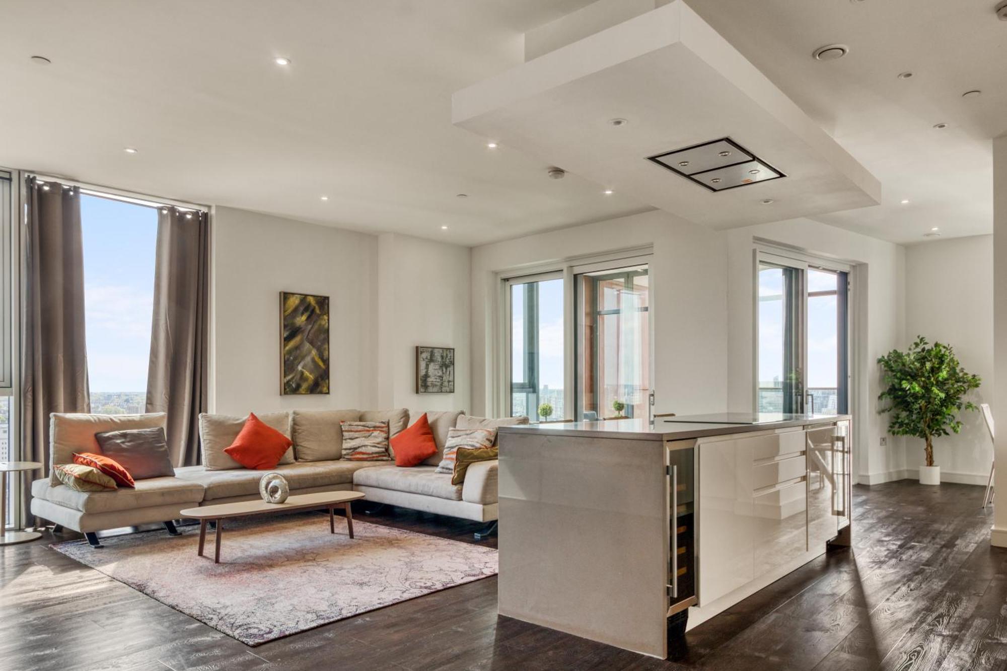 Stunning 360º View Luxurious Penthouse Appartement Londen Buitenkant foto