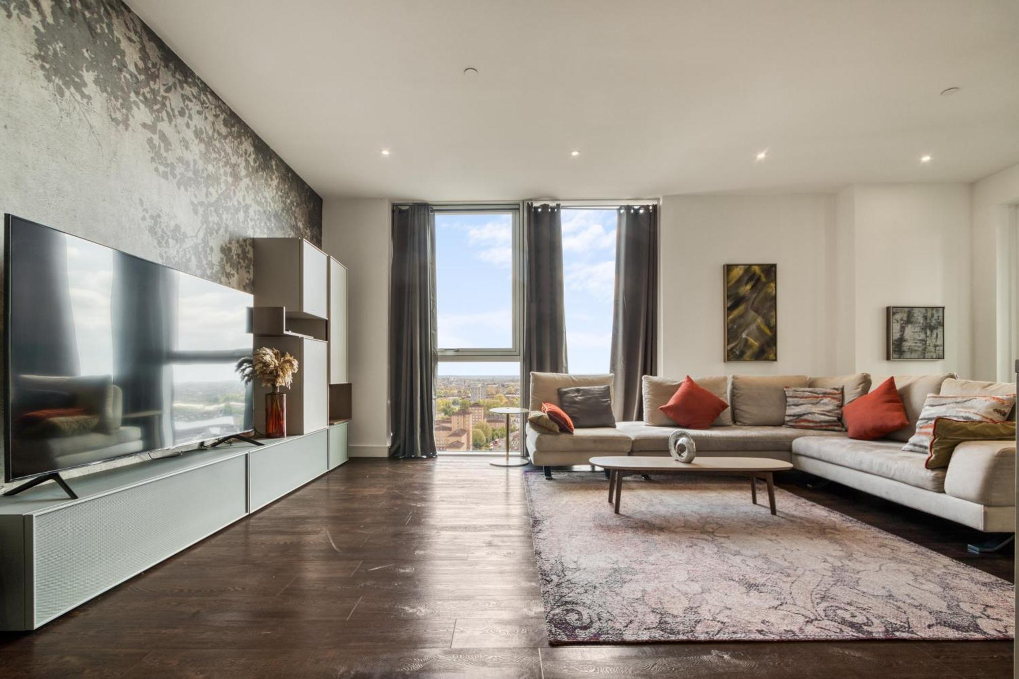 Stunning 360º View Luxurious Penthouse Appartement Londen Buitenkant foto