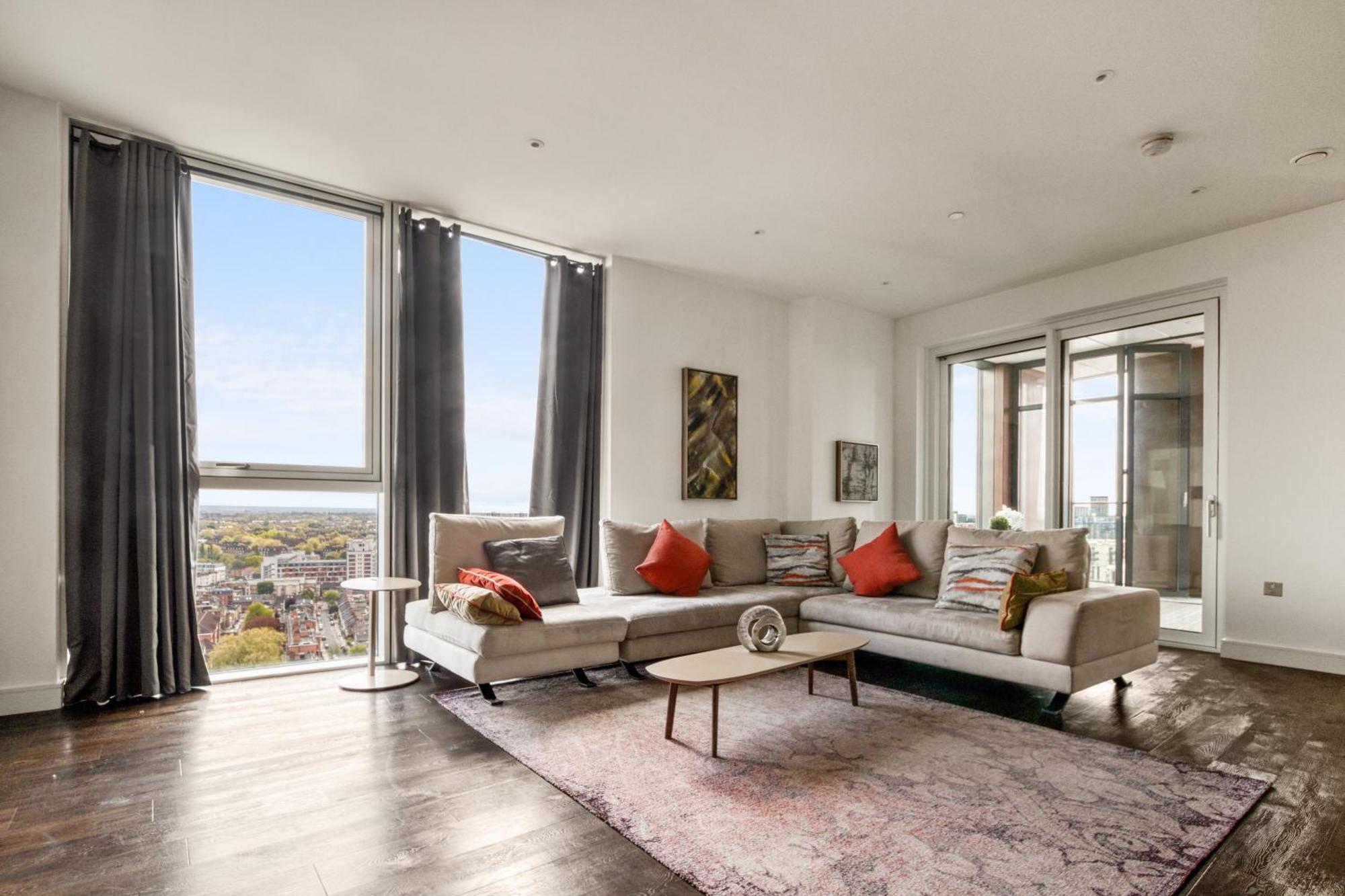 Stunning 360º View Luxurious Penthouse Appartement Londen Buitenkant foto