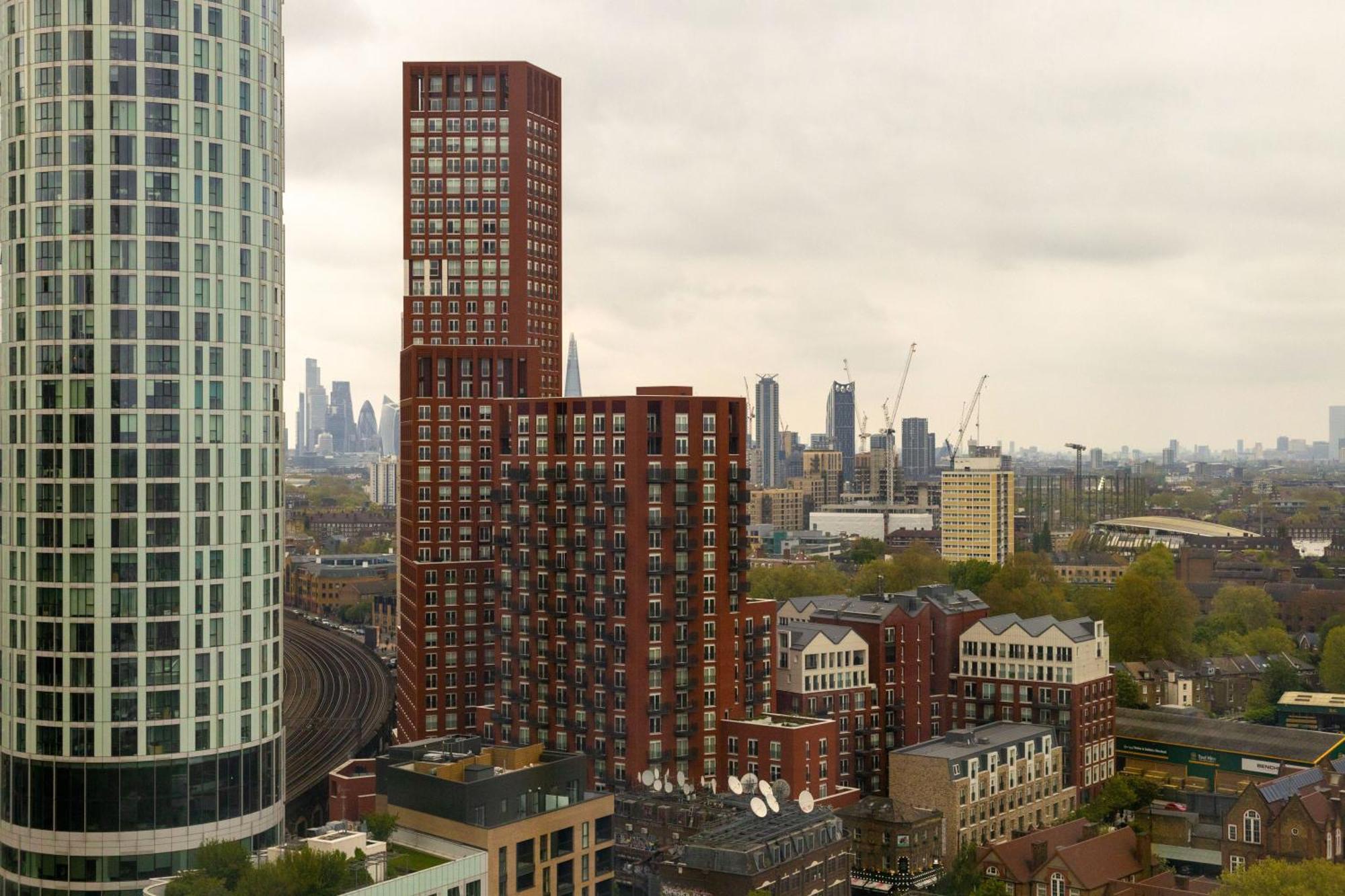 Stunning 360º View Luxurious Penthouse Appartement Londen Buitenkant foto