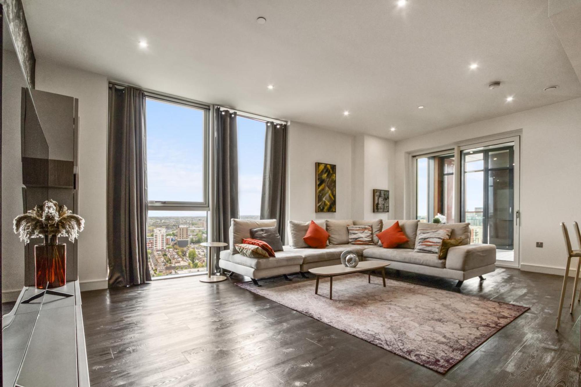 Stunning 360º View Luxurious Penthouse Appartement Londen Buitenkant foto